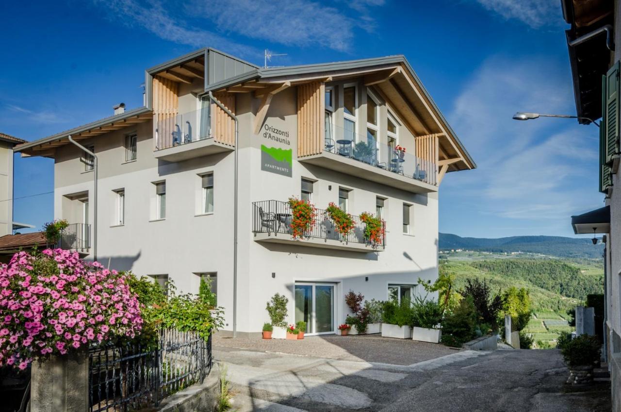 Orizzonti D'Anaunia Aparthotel Tassullo Bagian luar foto